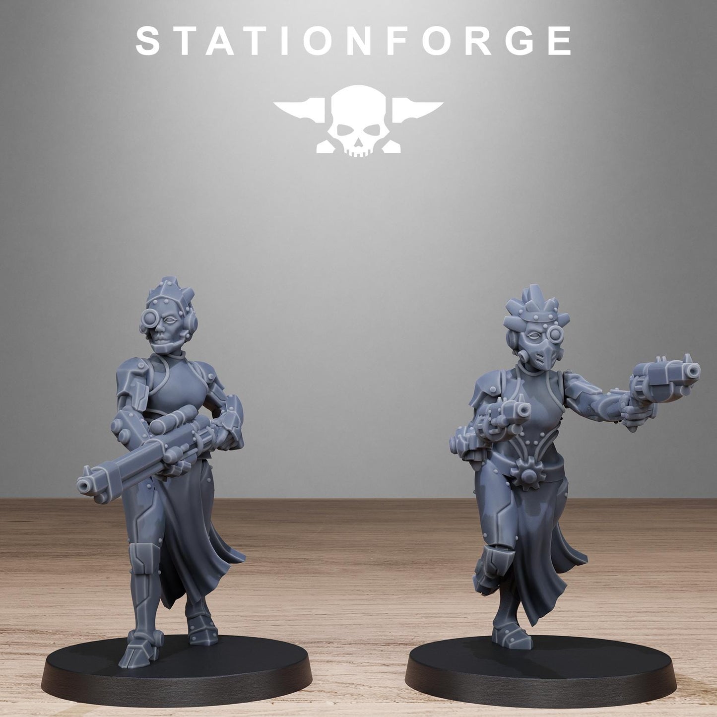 Scavenger Sisters Infantry - Set of 10 | Grimdark | Sci-Fi Future | Tabletop Wargaming
