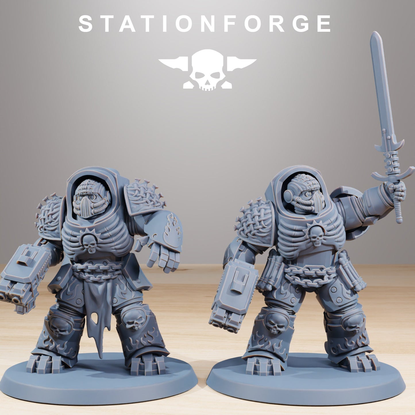 Socratis Doom Reaper Vanguards - Set of 10 | Wargame Proxy | Sci-Fi | Cyberpunk