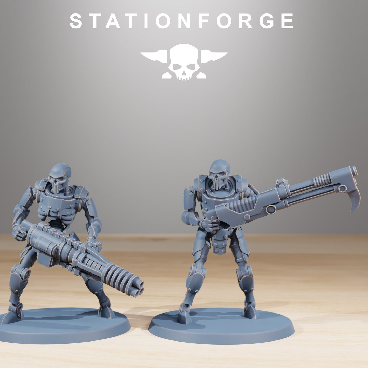 Astronet X1 Infantry - Set of 10 | DnD Miniatures  | Wargame Proxy Minis | Sci-Fi | Cyberpunk