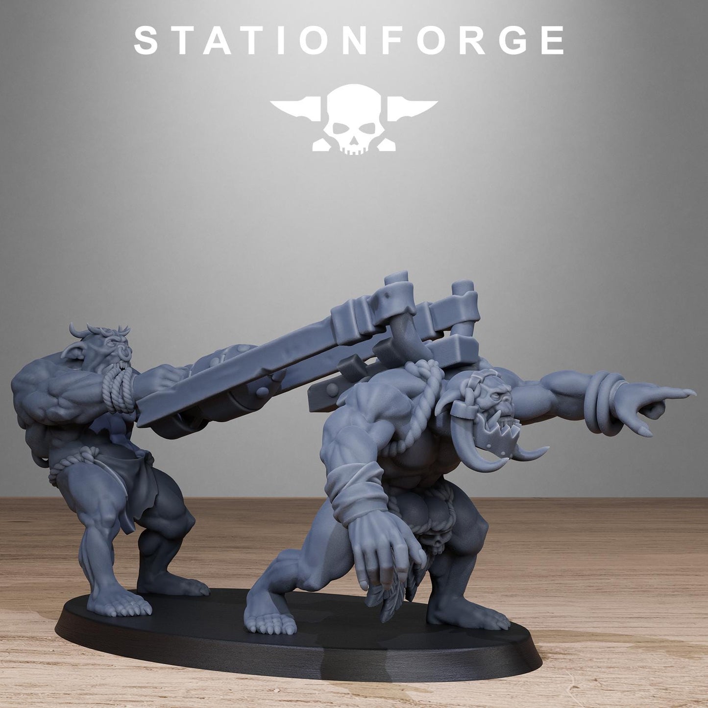 Orkaz Tribal Infantry - Set of 10 | Grimdark | Sci-Fi Future | Tabletop Wargaming