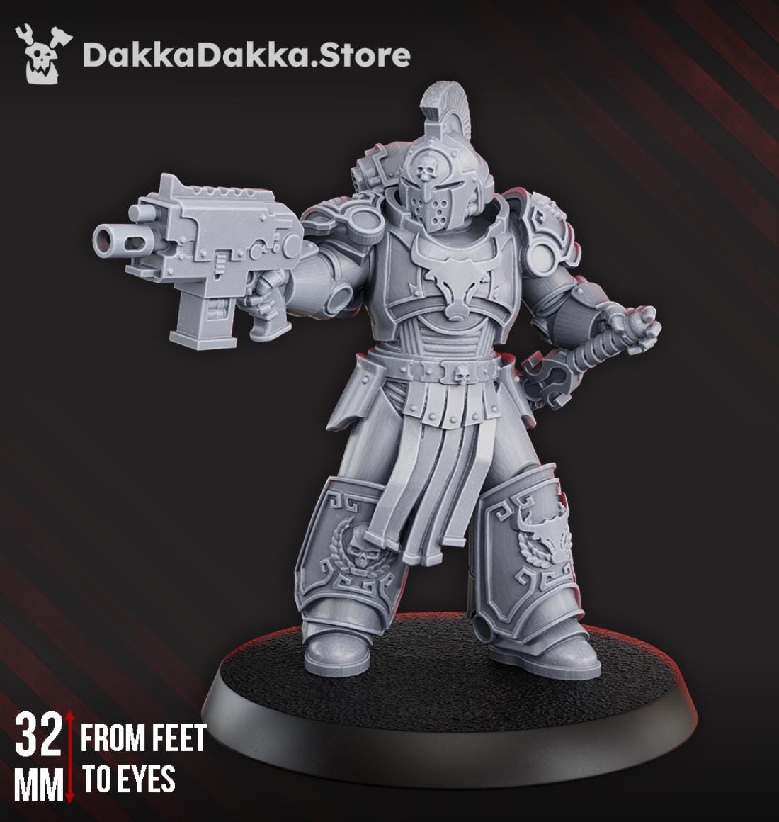 Space Knights - Bullwhip Clan Warriors - 1 | Grimdark | Sci-Fi Future | Tabletop Wargaming