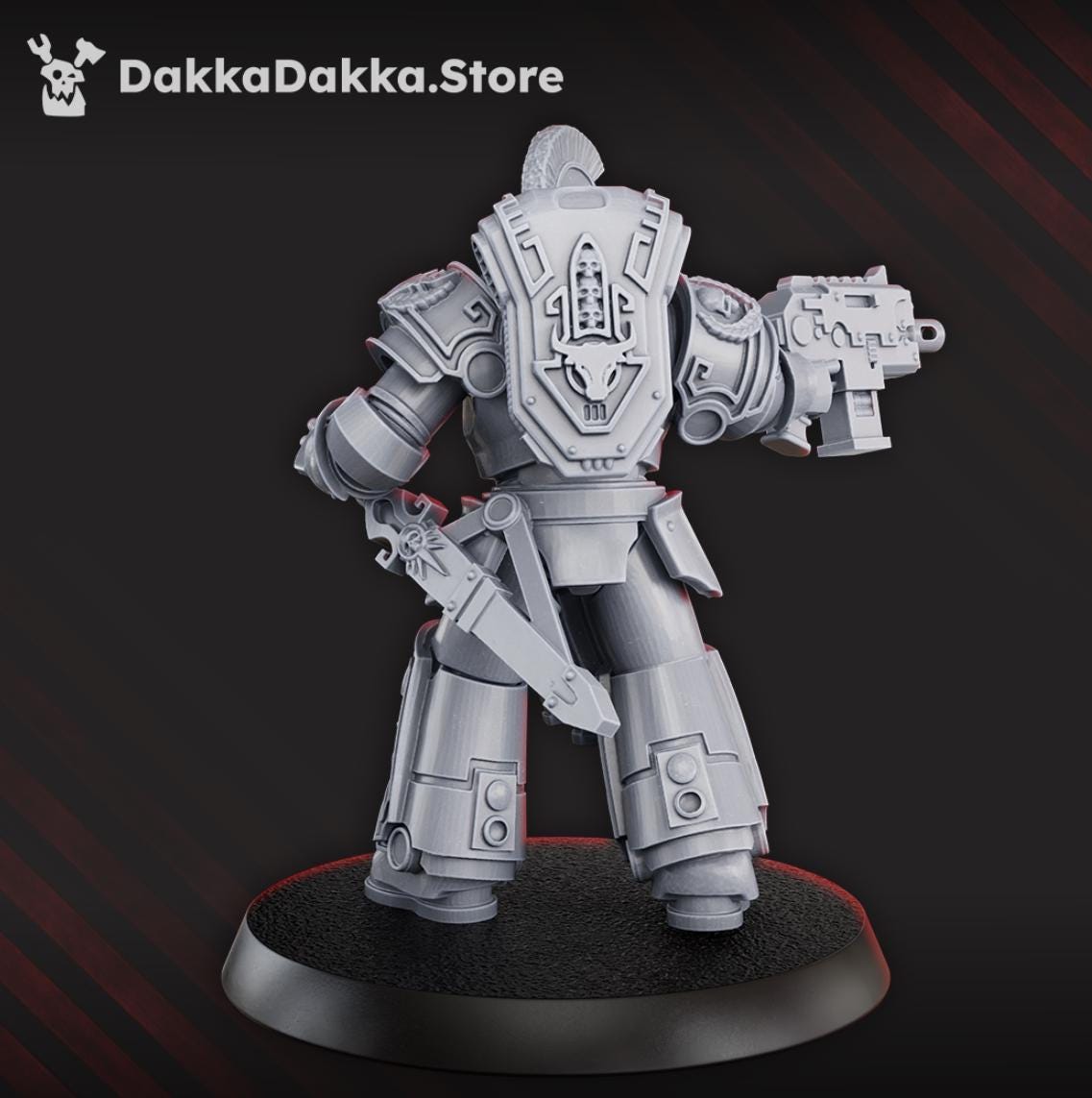 Space Knights - Bullwhip Clan Warriors - 1 | Grimdark | Sci-Fi Future | Tabletop Wargaming