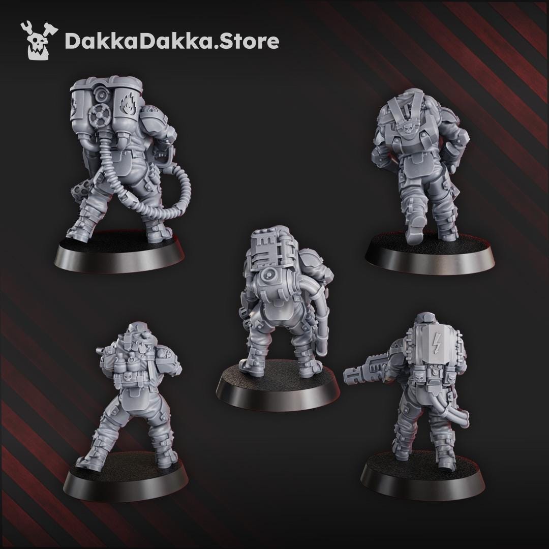 The Phaeton Tactical Squad - Set of 10 | Grimdark | Sci-Fi Future | Tabletop Wargaming