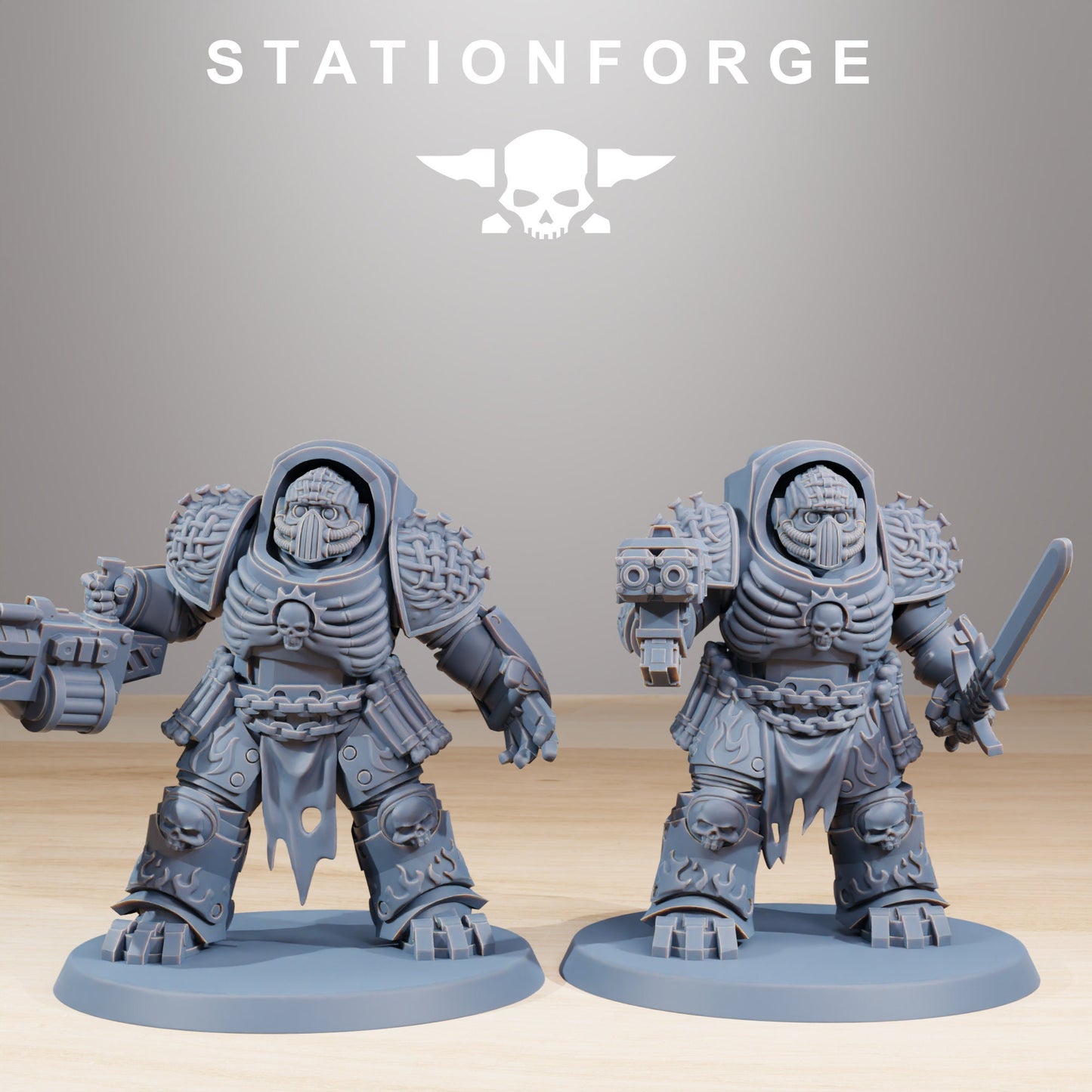 Socratis Doom Reaper Vanguards - Set of 10 | Wargame Proxy | Sci-Fi | Cyberpunk