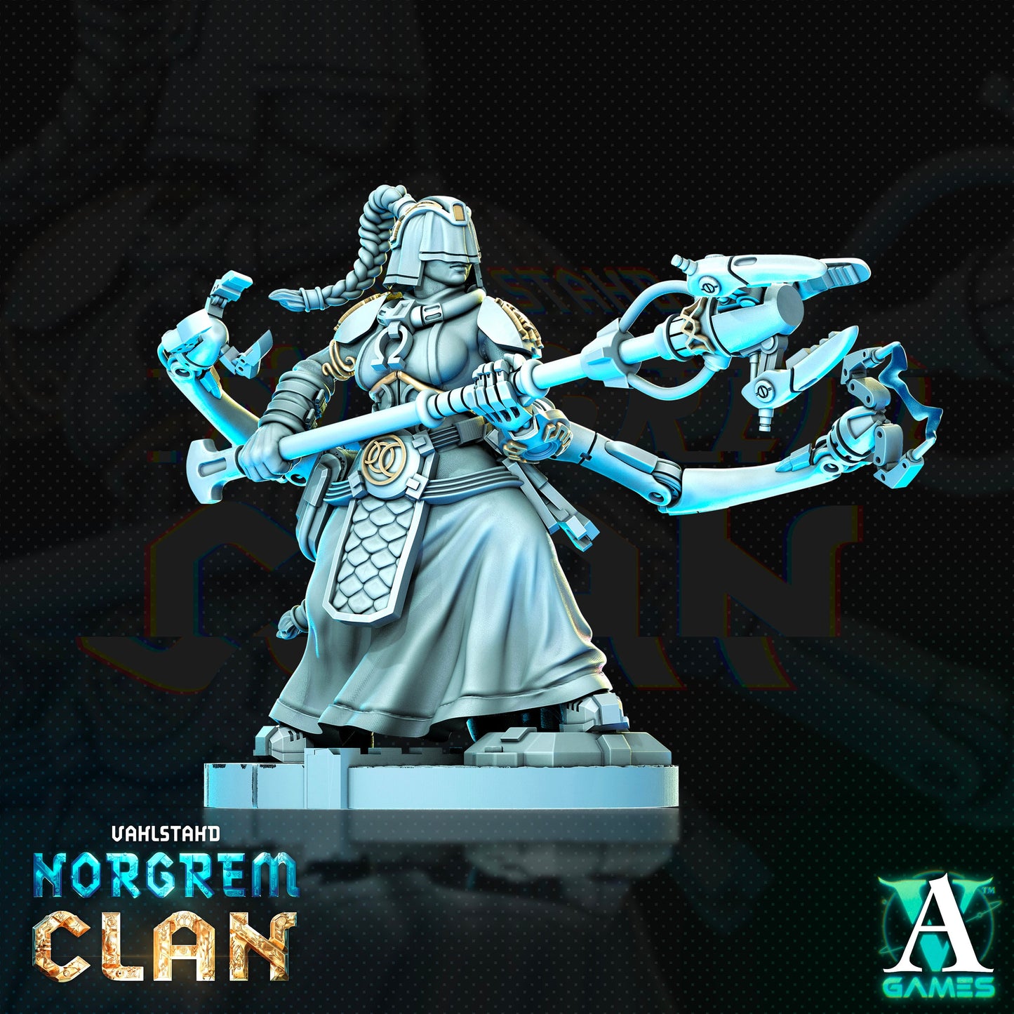 Norgrem Clan Gempriestess - 03 | Sci-Fi | CyberPunk