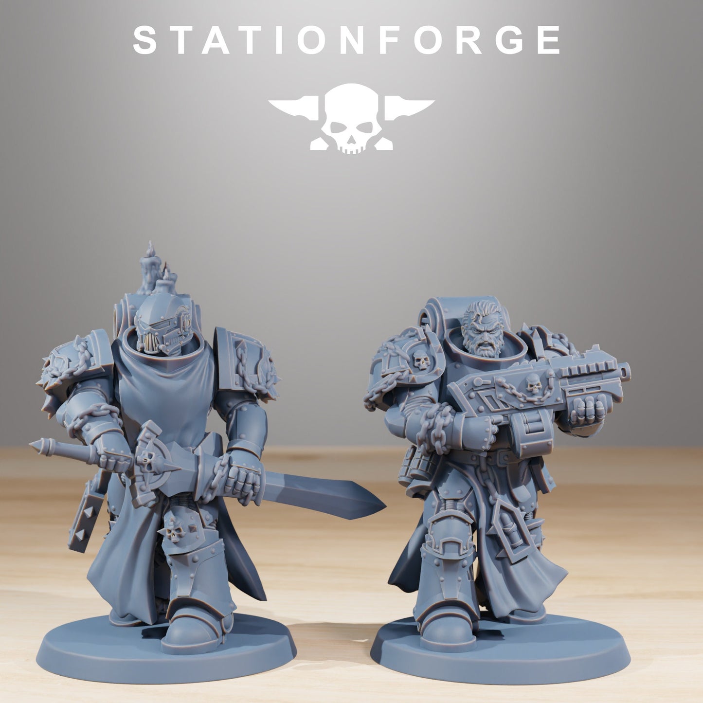 Socratis Crusaders - Set of 10 | Wargame Proxy | Sci-Fi | Cyberpunk