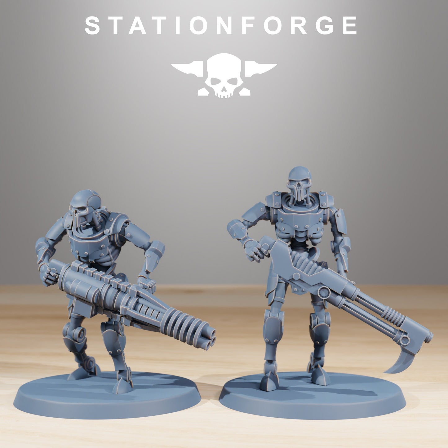 Astronet X1 Infantry - Set of 10 | DnD Miniatures  | Wargame Proxy Minis | Sci-Fi | Cyberpunk