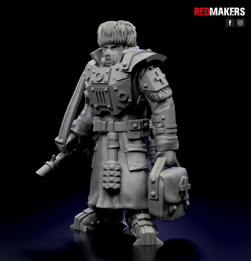 Ice Warriors - Command Squad of the Imperial Force - Set of 4