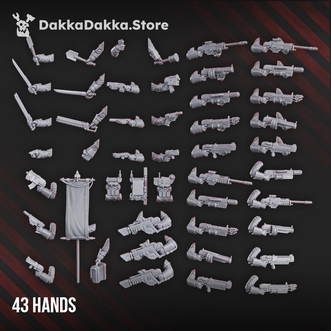 2nd Death Division Grenadier - Build Kit 50+ Pieces - Builds 5 Guys