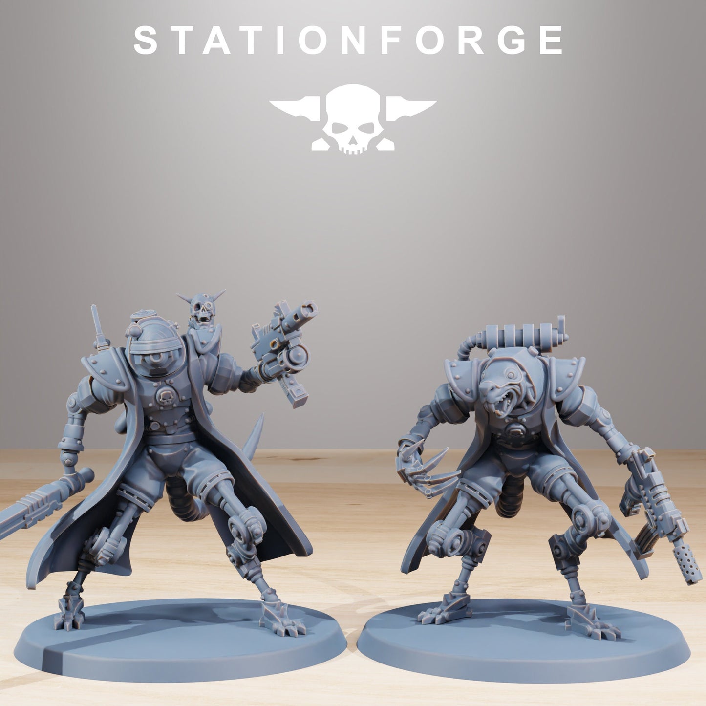 Raticus Curdsters - Set of 10 | Wargame Proxy | Sci-Fi | Cyberpunk