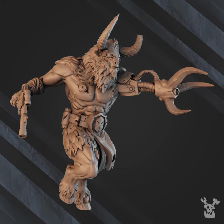 Techbeast Squad Part 2 - Set of 5 | Grimdark | Sci-Fi Future | Tabletop Wargaming