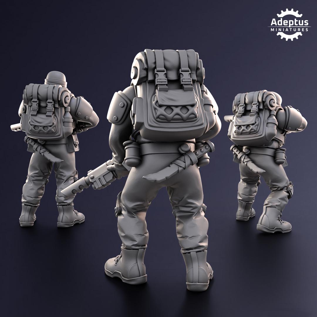 Sandshroud Battalion Imperial Guard - Squad 4 - Set of 5