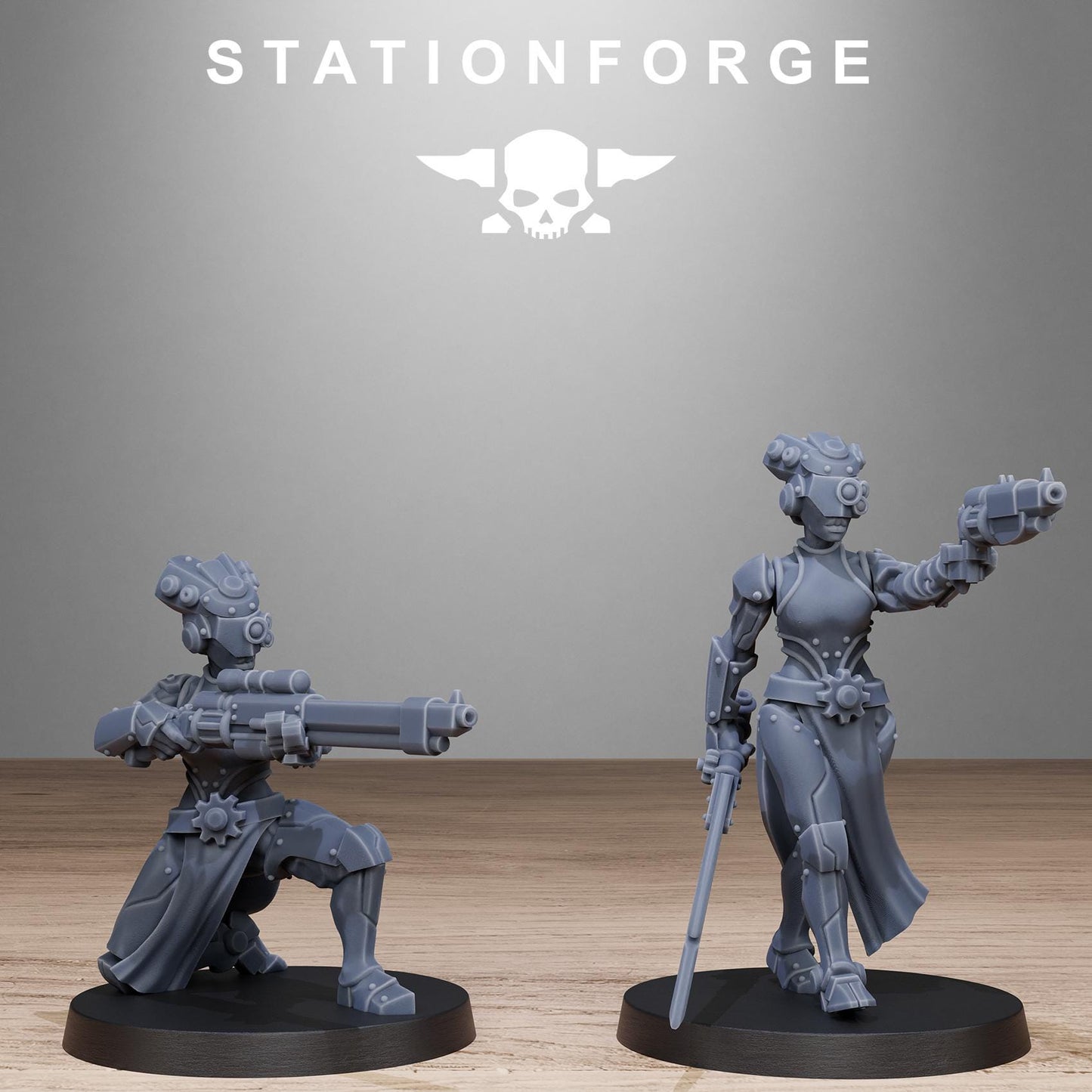 Scavenger Sisters Infantry - Set of 10 | Grimdark | Sci-Fi Future | Tabletop Wargaming