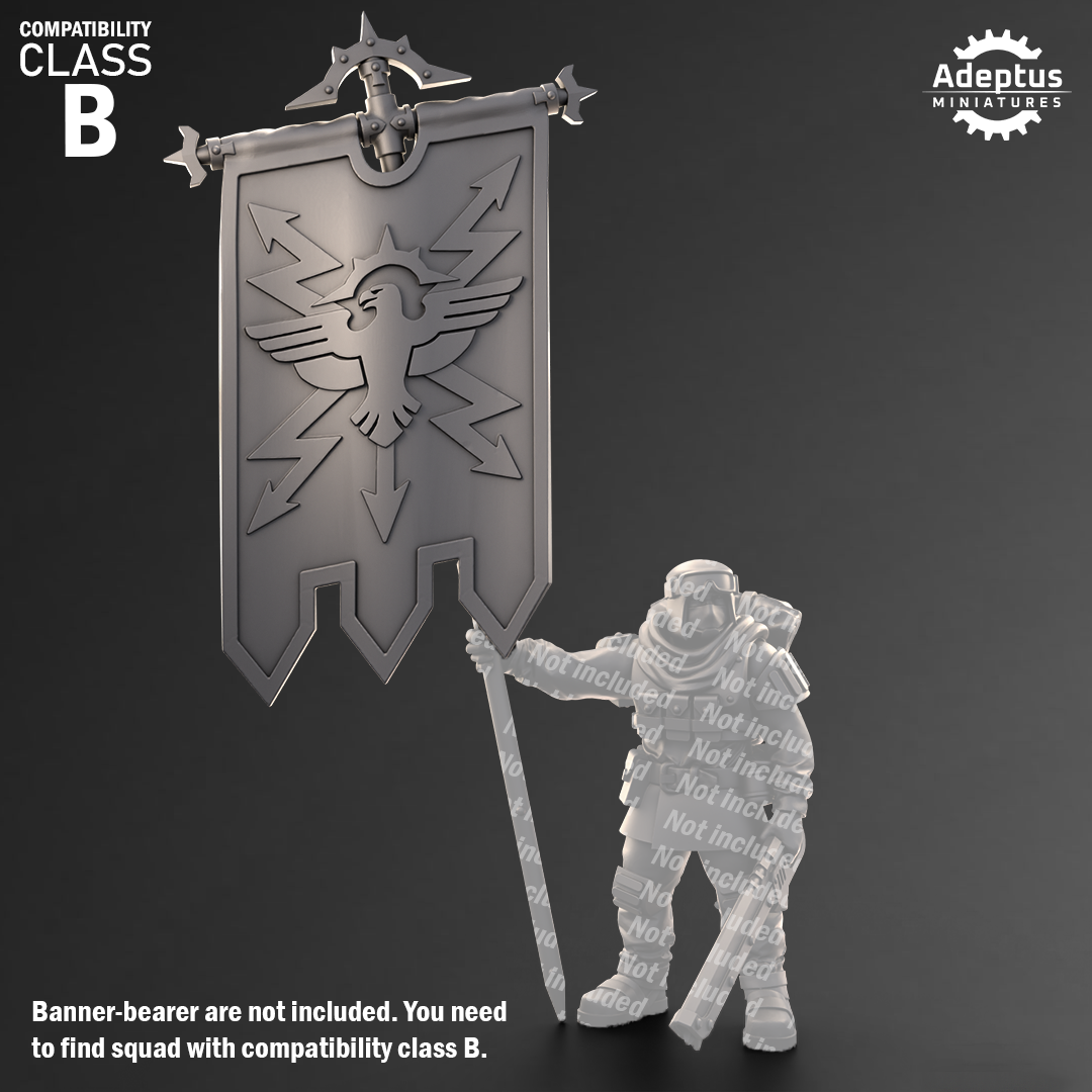 Banners - Imperial Guard v3- Set of 6 Banner Topper Options