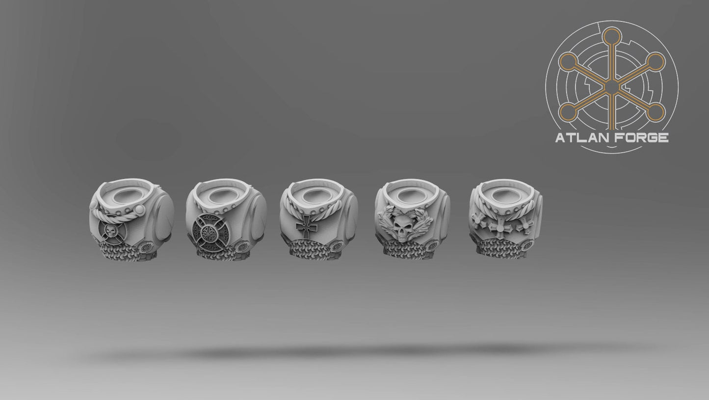 Knights Templar Sergeants - Set of 5