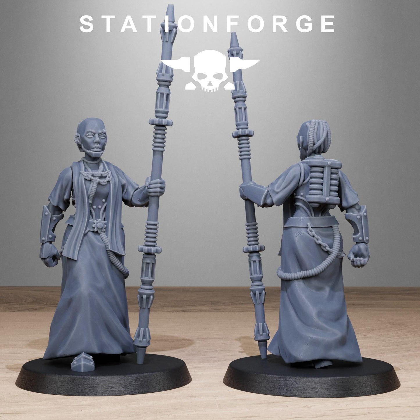 Scavenger Sister Priests - Set of 10 | Grimdark | Sci-Fi Future | Tabletop Wargaming