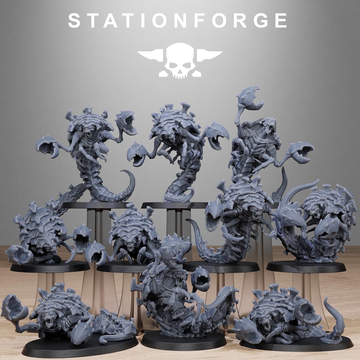 Xenarid Crawlers - Set of 10 | Grimdark | Sci-Fi Future | Tabletop Wargaming