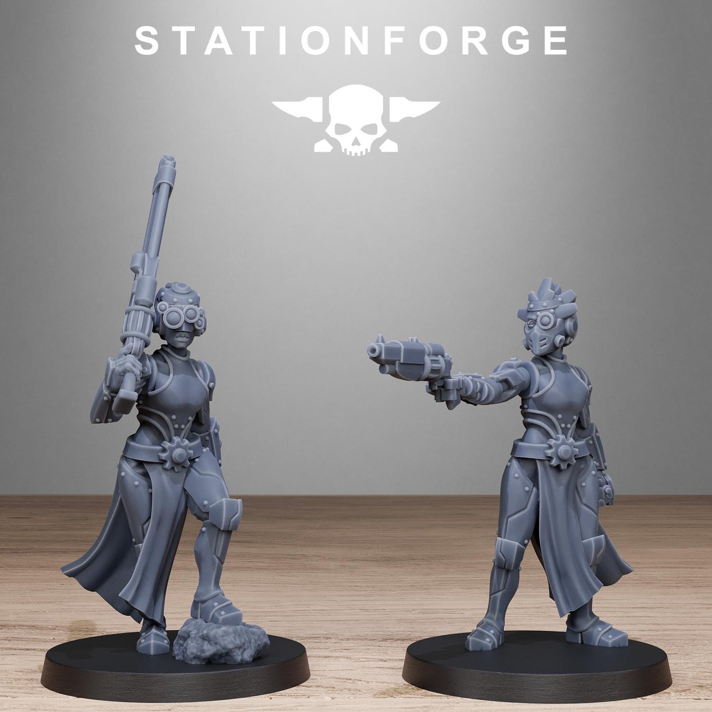 Scavenger Sisters Infantry - Set of 10 | Grimdark | Sci-Fi Future | Tabletop Wargaming