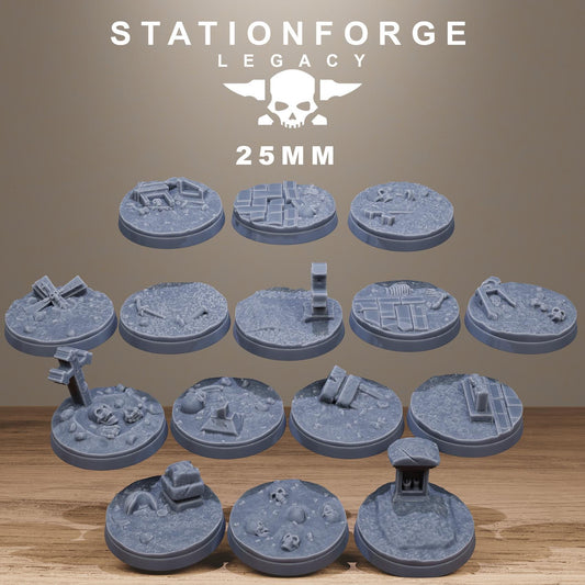 25mm Gothic Bases - Set of 15