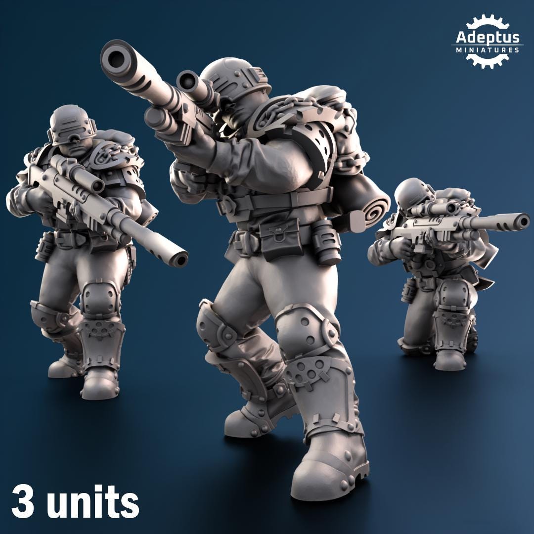 Snipers - Greyplate Troops - Set of 3