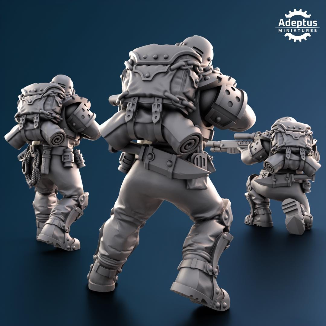 Snipers - Greyplate Troops - Set of 3