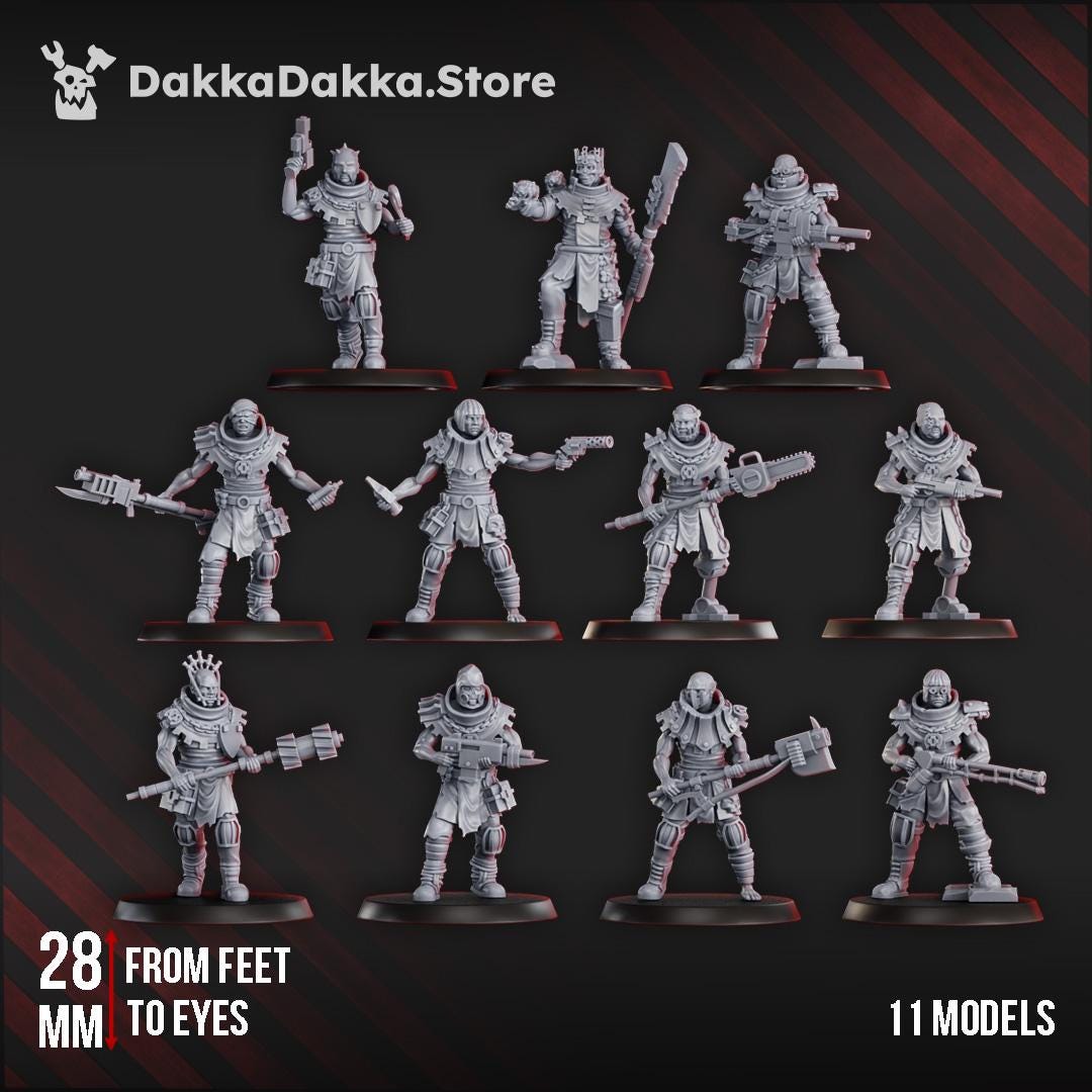 Church Fallen Squad - Set of 10