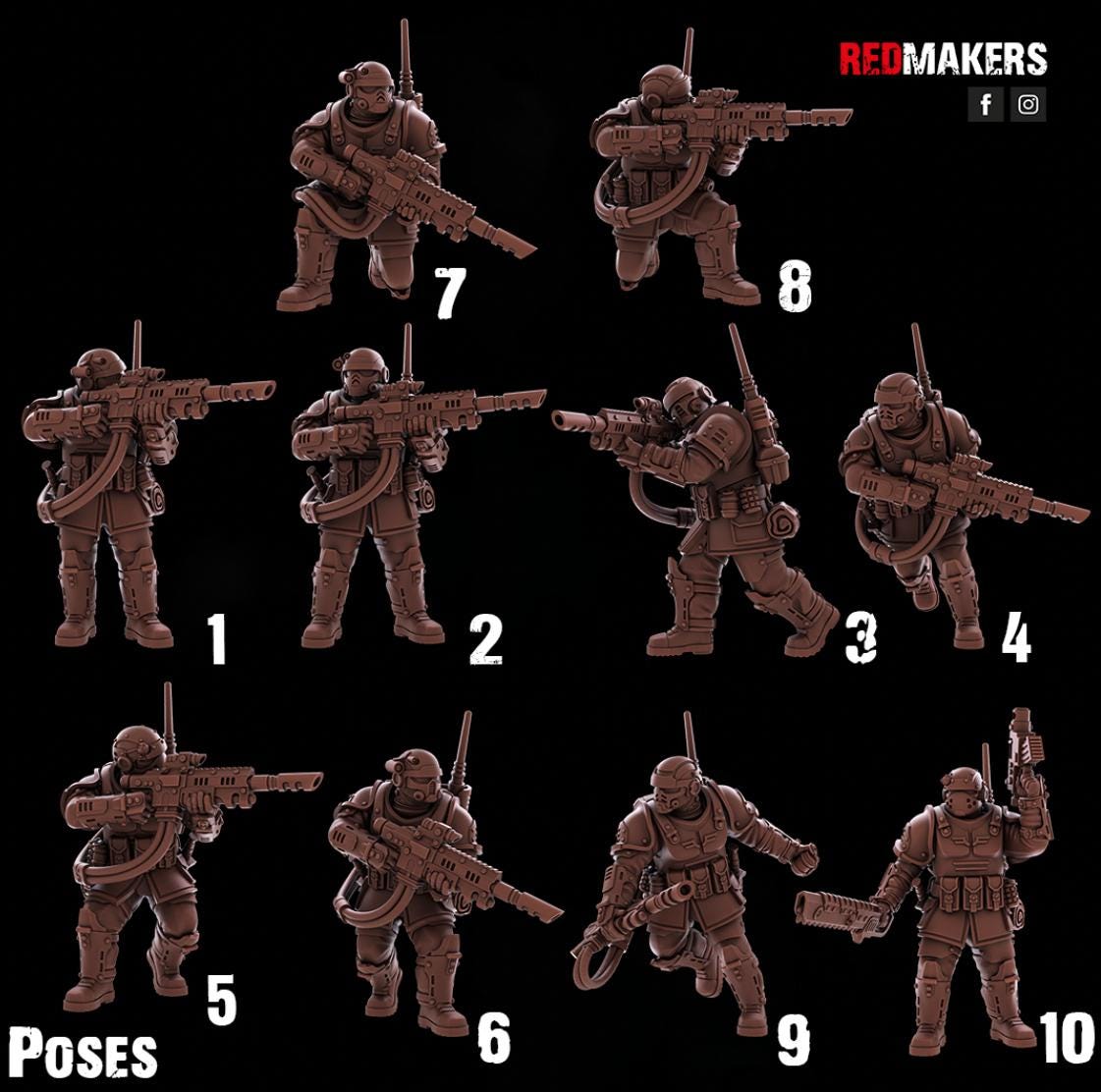 Shock Troops - Elite Squad - Imperial Force - Pose 9