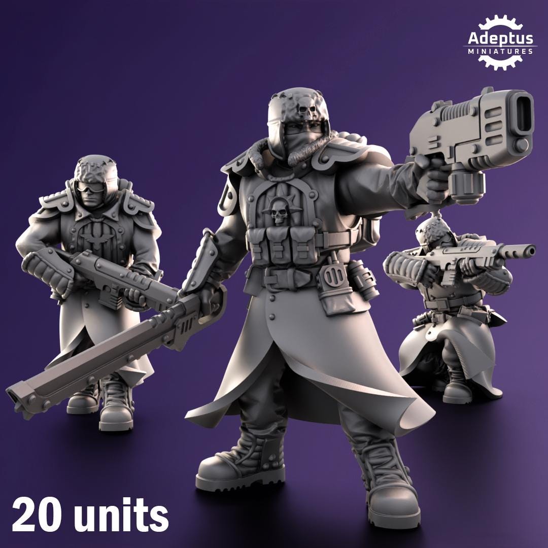 Imperial Guard - Squad Iceward Division - Set of 20