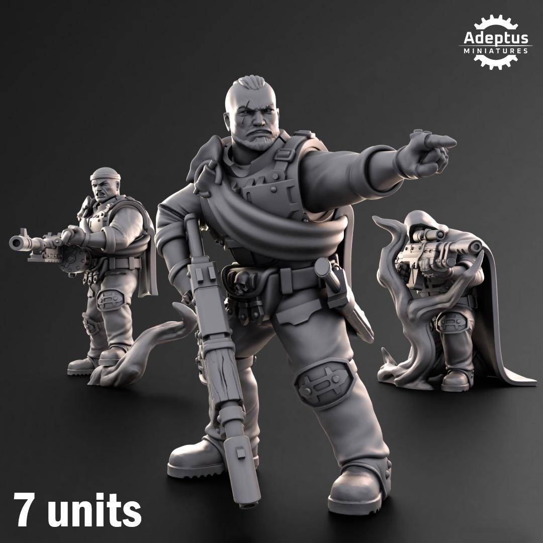 Imperial Guard - Vaels Ghosts - Set of 7