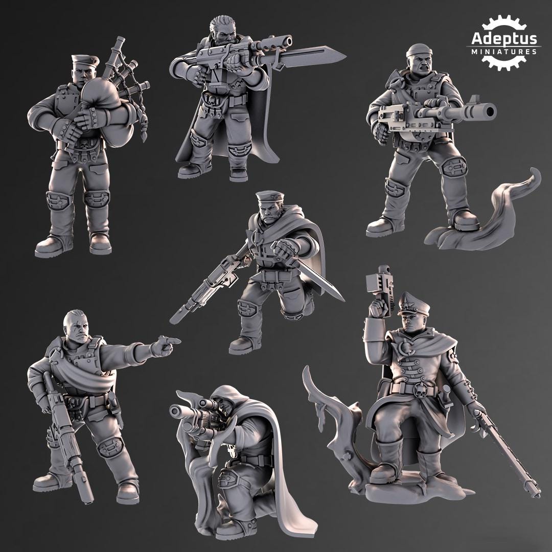 Imperial Guard - Vaels Ghosts - Set of 7