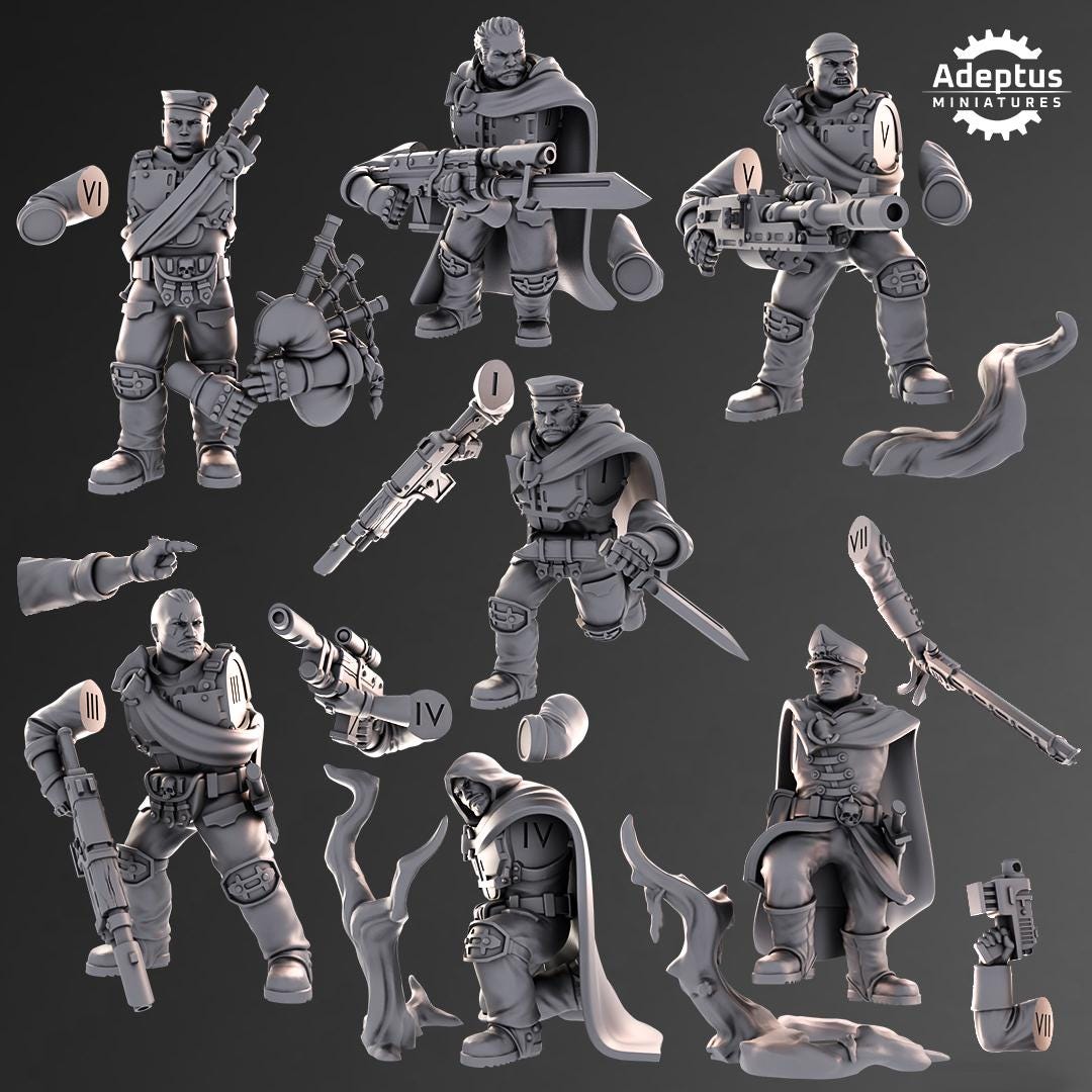 Imperial Guard - Vaels Ghosts - Set of 7