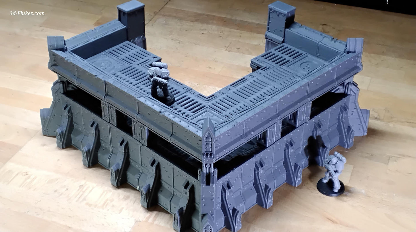 Ruins of the Empire Fortification - Battle Damaged - 1
