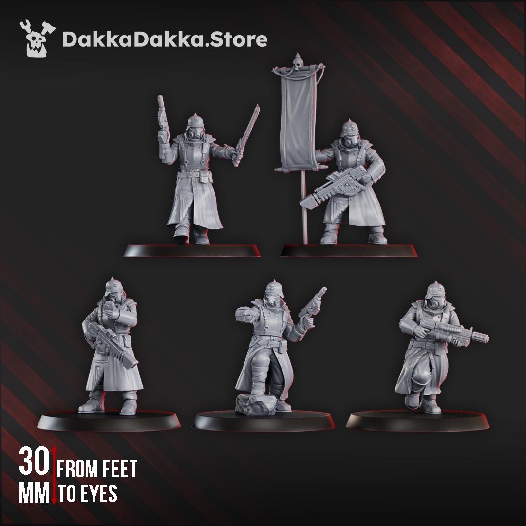 2nd Death Division Commander Squad - Set of 5