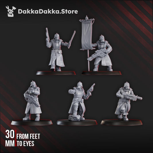 2nd Death Division Commander Squad - Set of 5