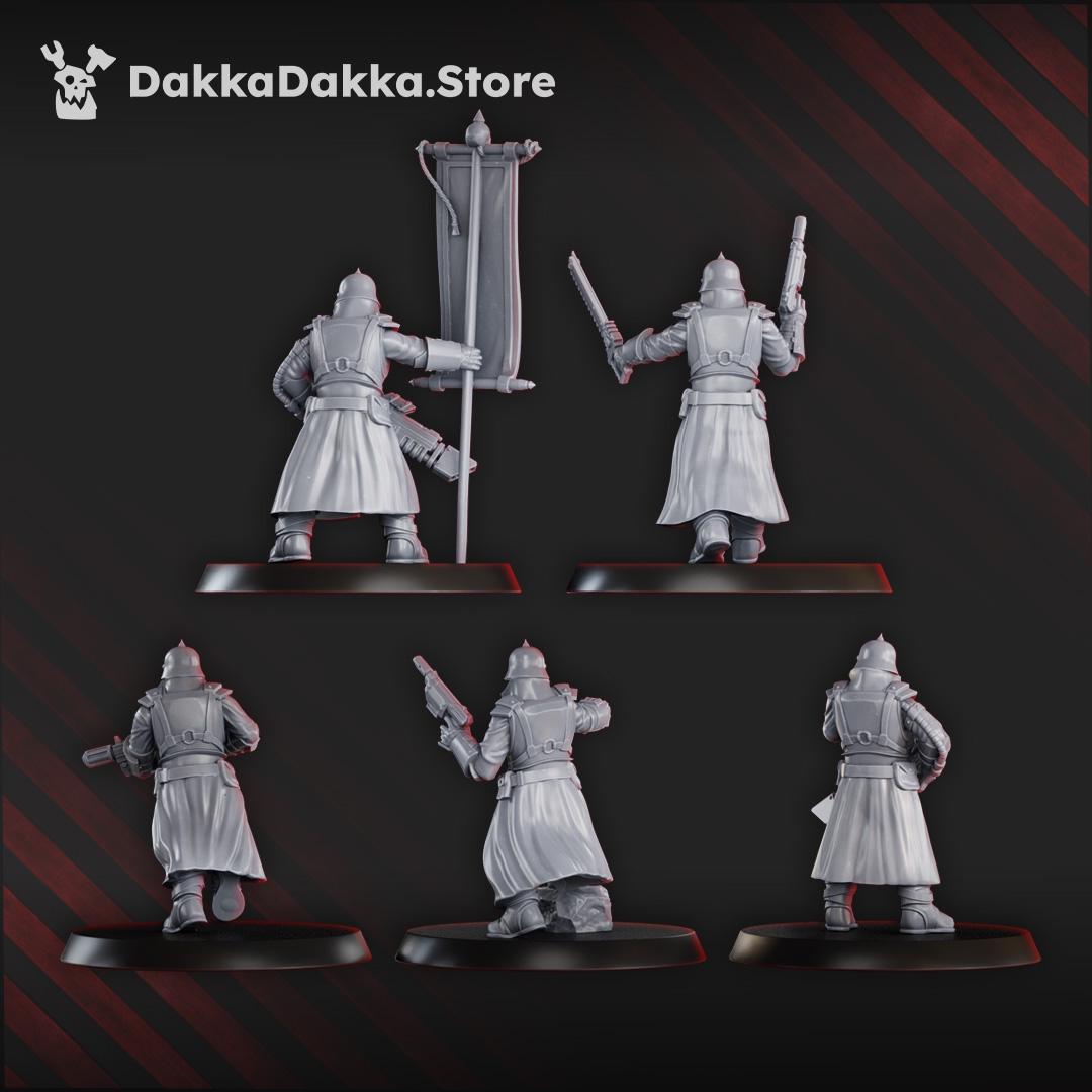 2nd Death Division Commander Squad - Set of 5