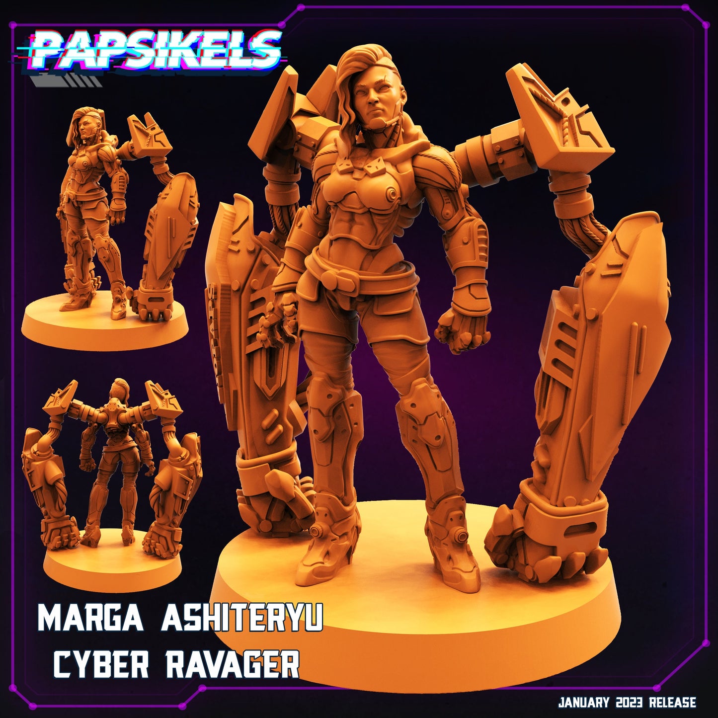 Cyber Ravager - Marga Ashiteryu