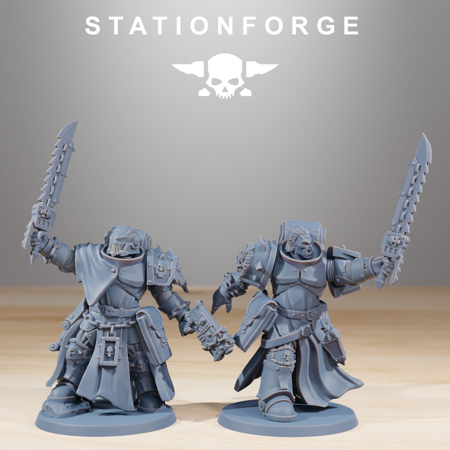 Socratis Crusaders - Set of 10 | Wargame Proxy | Sci-Fi | Cyberpunk