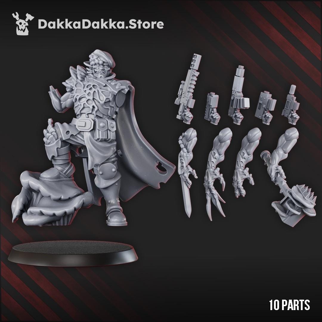 Sgt. Kane the Infected Claw | Grimdark | Sci-Fi Future | Tabletop Wargaming