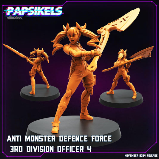 Anti Monster Defence Force 3rd Division Officer 4