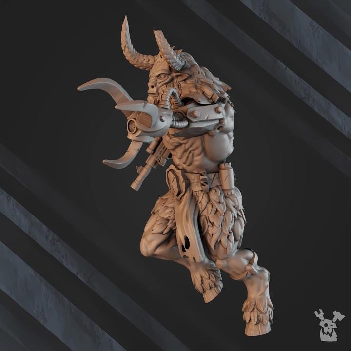 Techbeast Squad Part 2 - Set of 5 | Grimdark | Sci-Fi Future | Tabletop Wargaming
