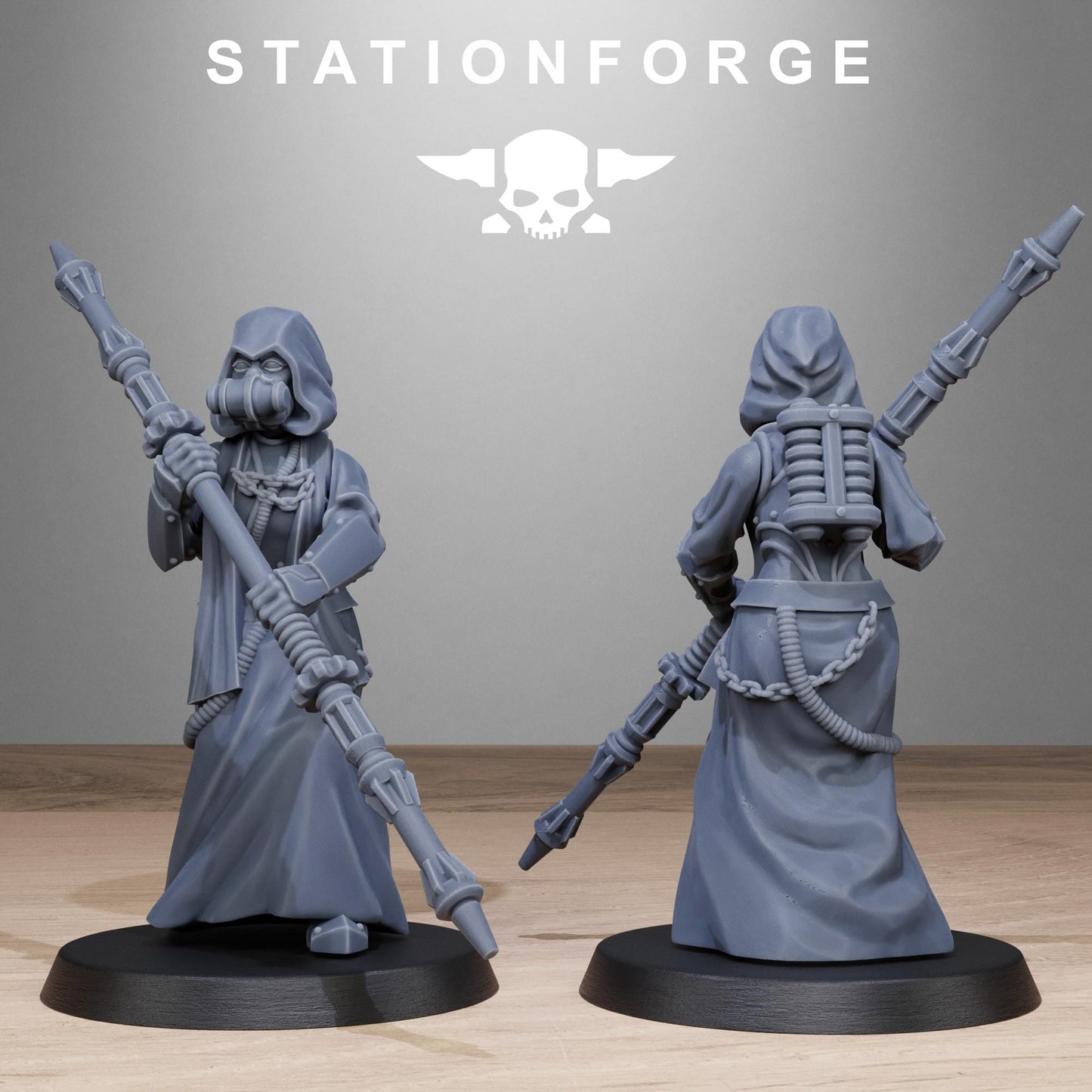 Scavenger Sister Priests - Set of 10 | Grimdark | Sci-Fi Future | Tabletop Wargaming