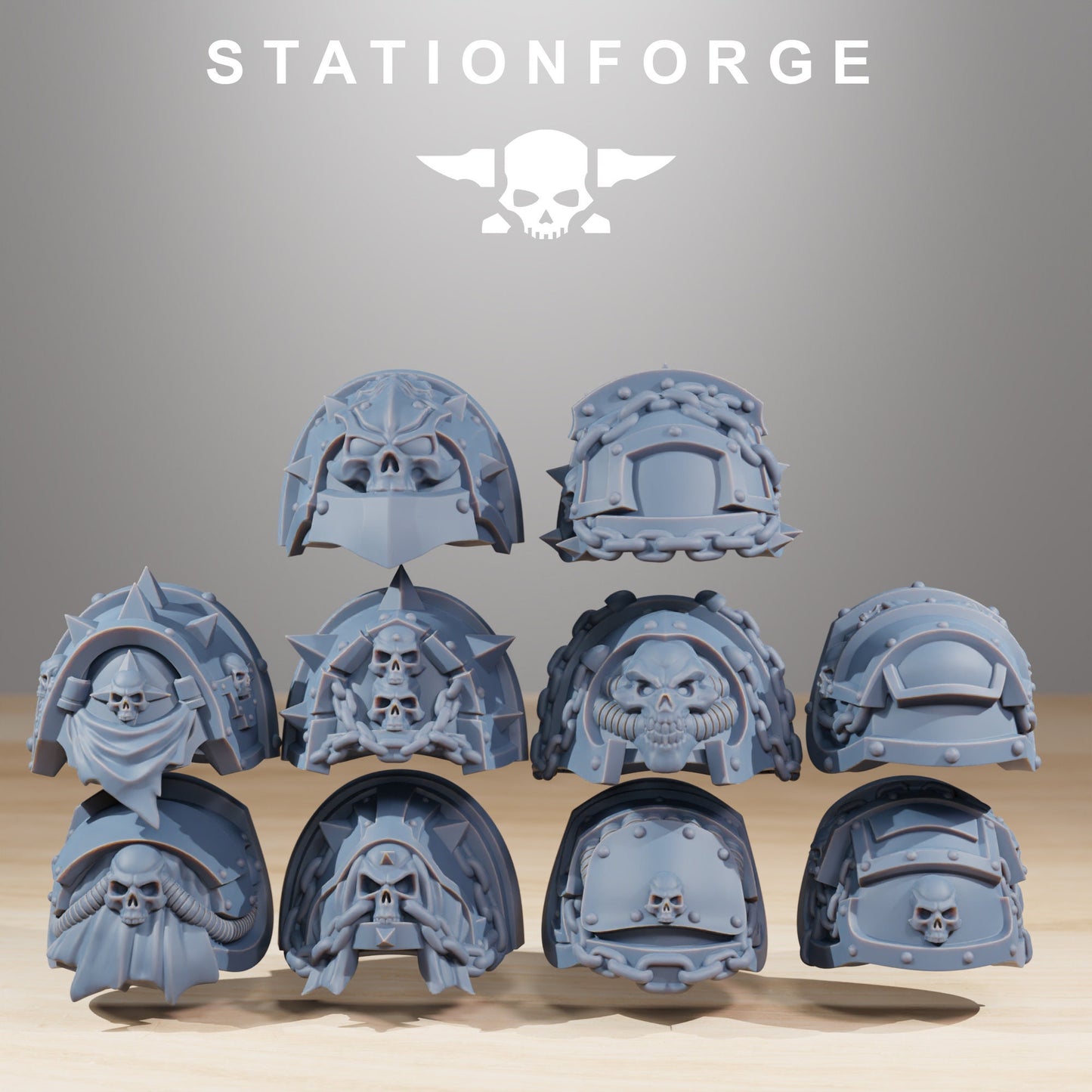 Socratis Crusaders - Set of 10 | Wargame Proxy | Sci-Fi | Cyberpunk