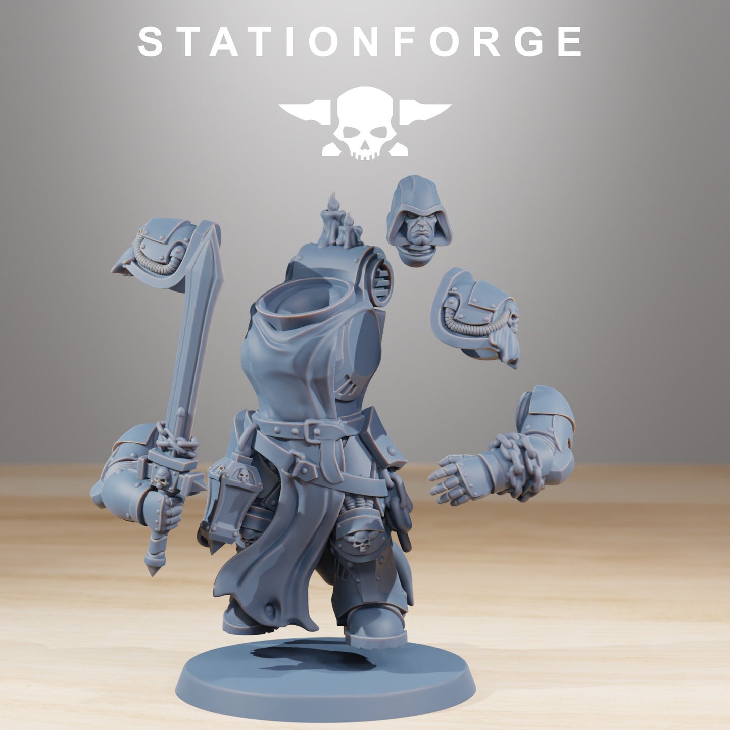 Socratis Crusaders - Set of 10 | Wargame Proxy | Sci-Fi | Cyberpunk