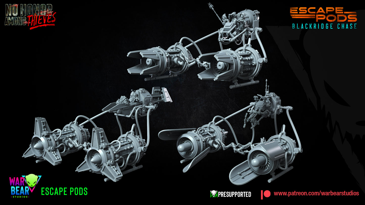 Blackridge Escape Pods - Set of 3