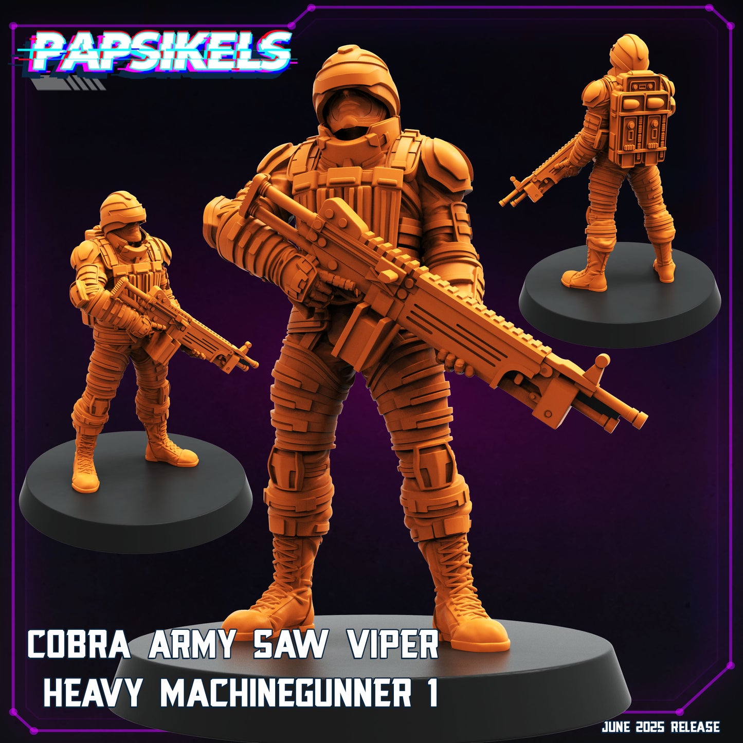 Cobra Army SAW Viper Heavy Machinegunner v1