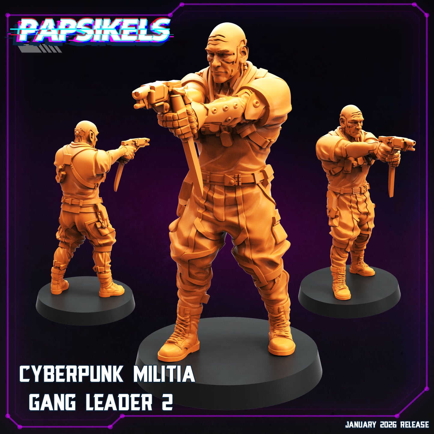 CyberPunk Militia Gang Leader 2