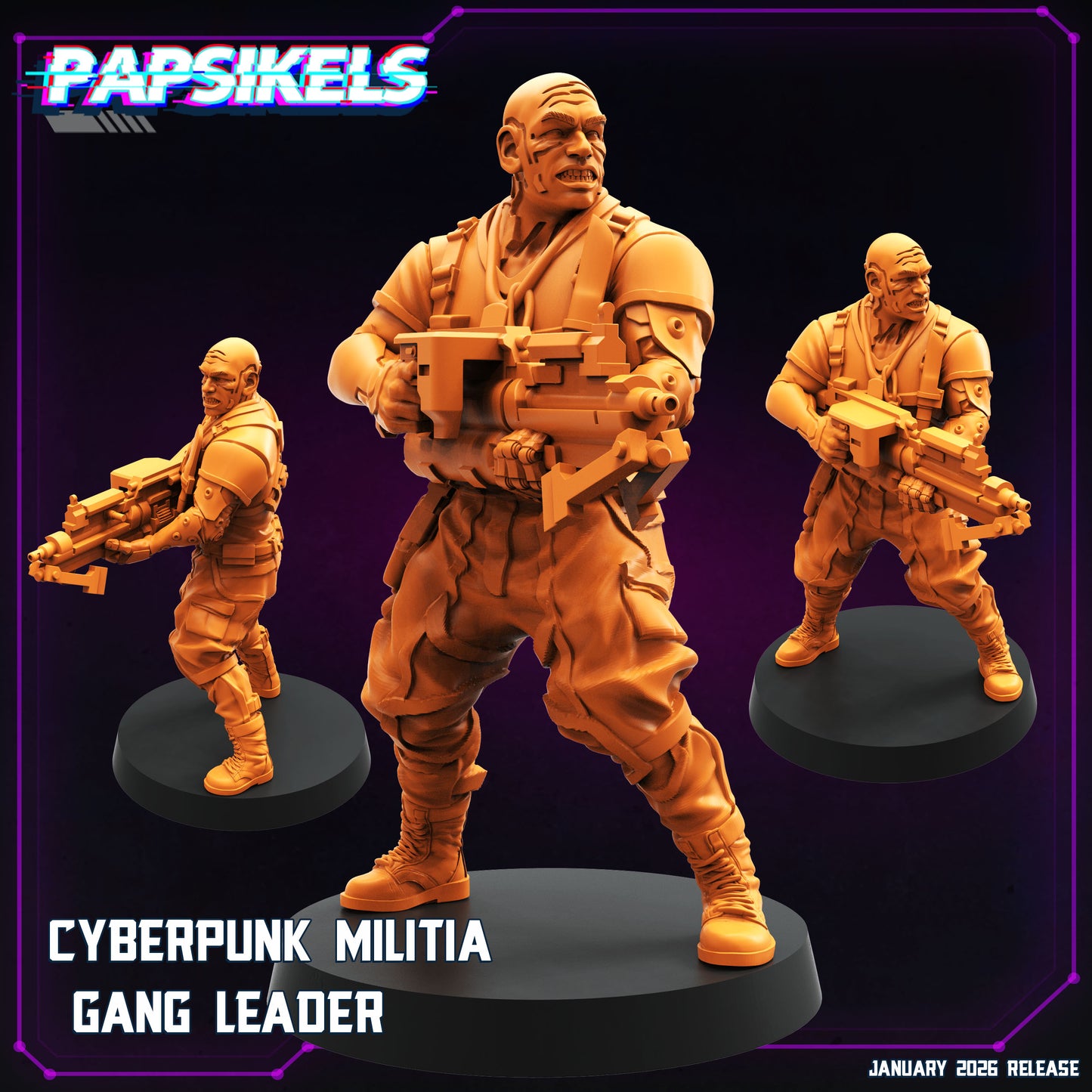 CyberPunk Militia Gang Leader 1