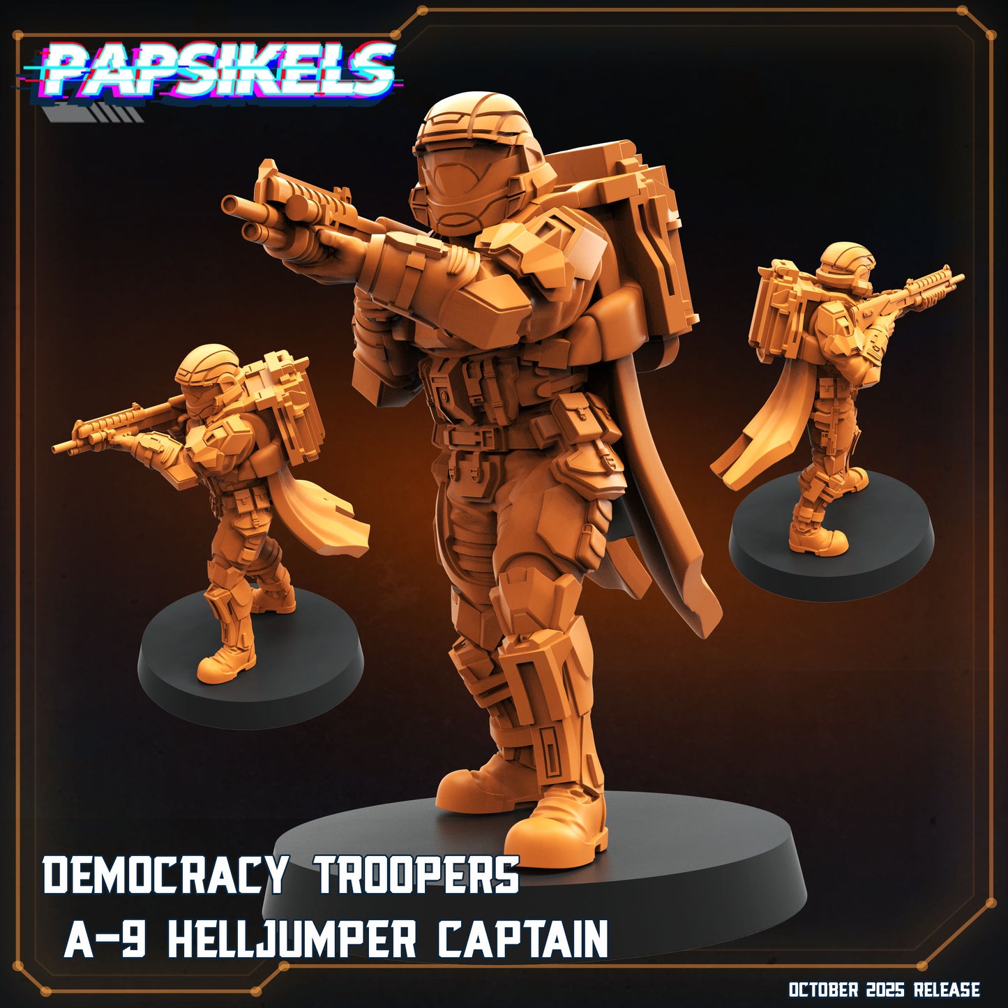 Democracy Troopers A9 Helljumper Captain