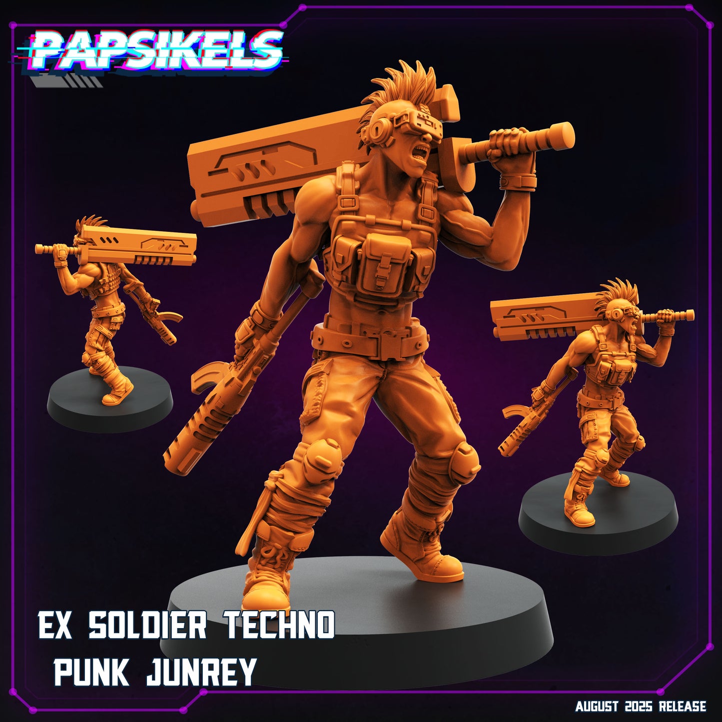 Ex Soldier Techno Punk Junrey