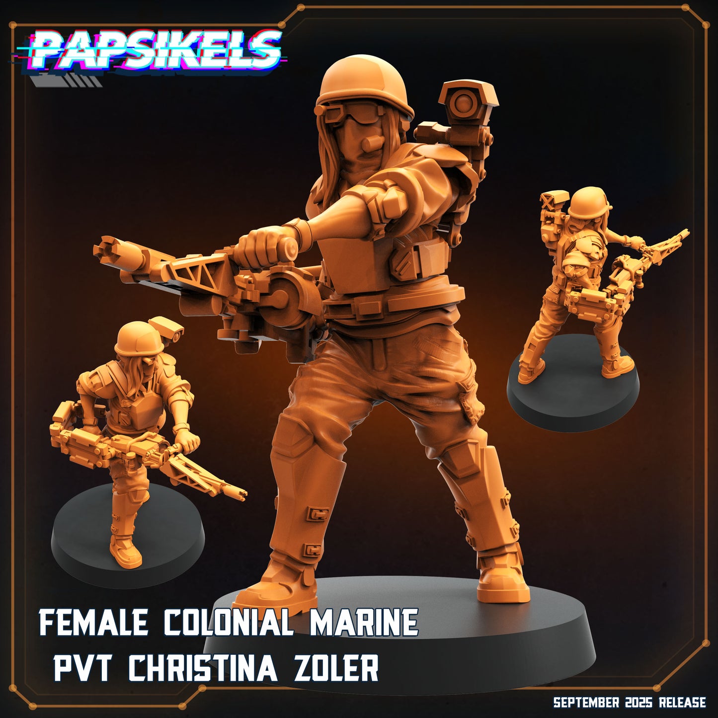 Female Colonial Marine PVT Christina Zoler